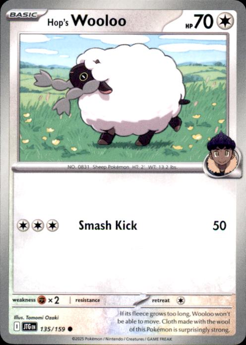 SV09: Journey Together Hop's Wooloo #135/159