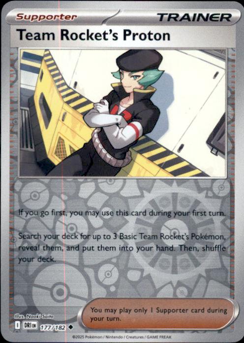 SV10: Destined Rivals- #177/182 Team Rocket's Proton