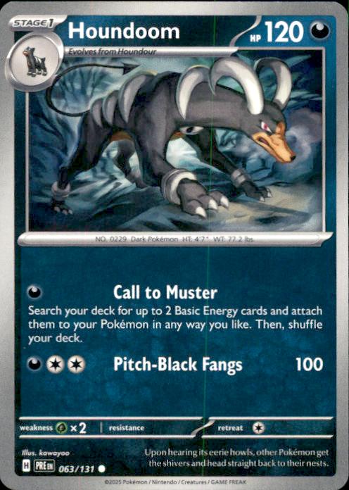 SV: Prismatic Evolutions- #063/131 Houndoom