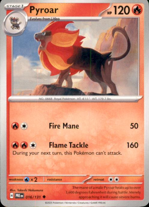 SV: Prismatic Evolutions- #016/131 Pyroar