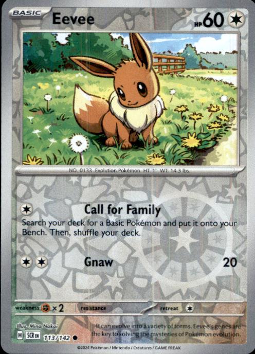 SV07: Stellar Crown- #113/142 Eevee