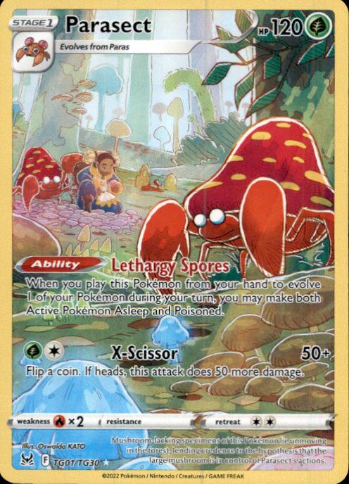 SWSH11: Lost Origin Trainer Gallery- #TG01/TG30 Parasect