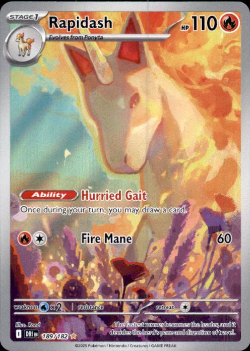 SV10: Destined Rivals- #189/182 Rapidash