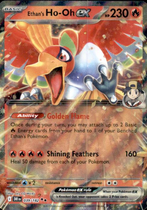 SV10: Destined Rivals- #039/182 Ethan's Ho-Oh ex