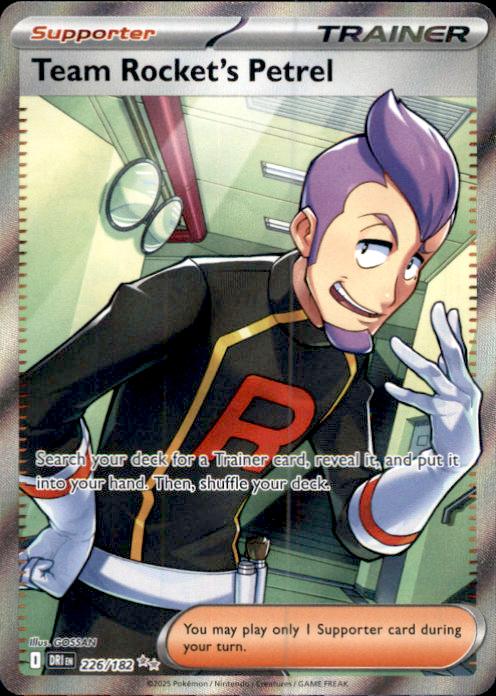 SV10: Destined Rivals- #226/182 Team Rocket's Petrel