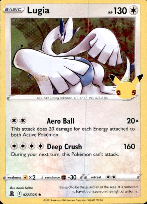 Celebrations- #022/025 Lugia