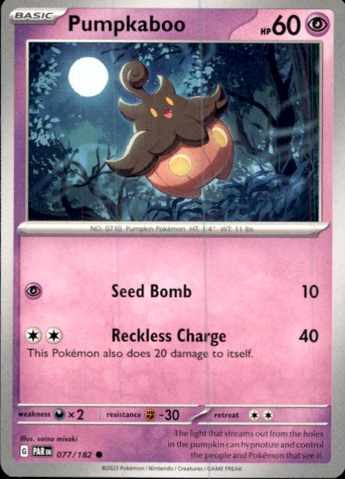 SV04: Paradox Rift- #077/182 Pumpkaboo