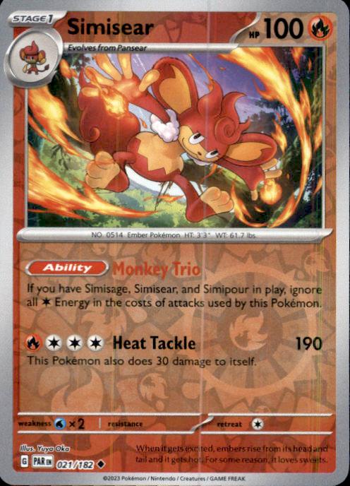 SV04: Paradox Rift- #021/182 Simisear
