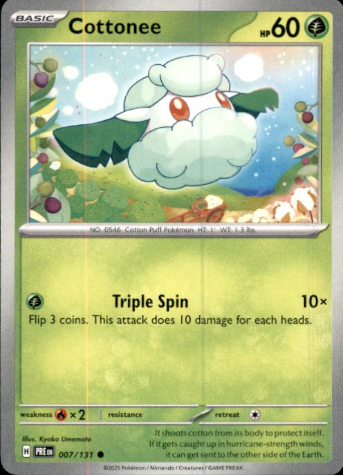 SV: Prismatic Evolutions- #007/131 Cottonee