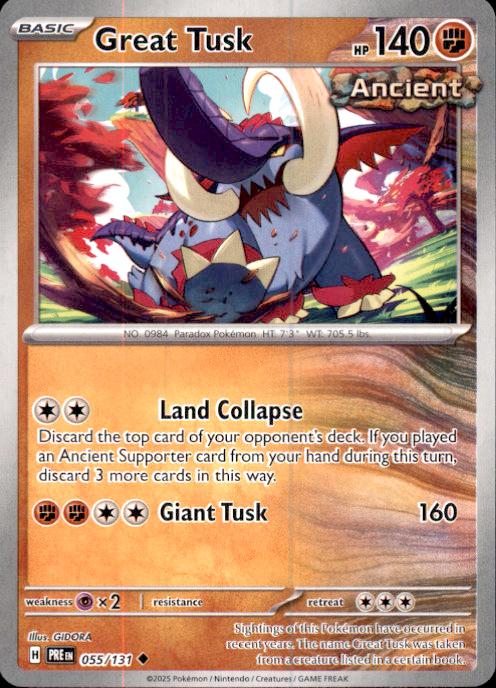 Prize Pack Series Cards- #097/162 Great Tusk
