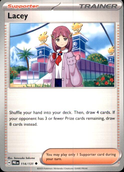 SV: Prismatic Evolutions- #114/131 Lacey