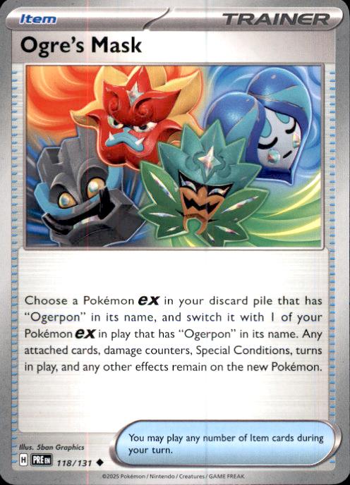 SV: Prismatic Evolutions- #118/131 Ogre's Mask