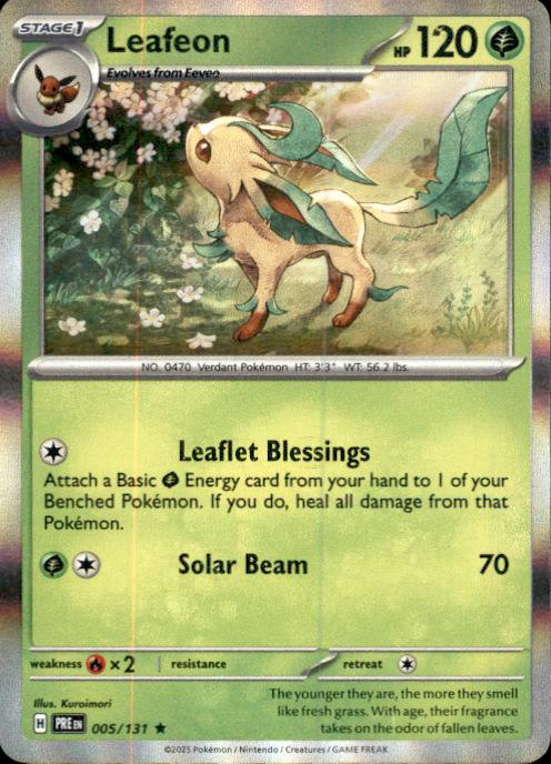 SV: Prismatic Evolutions- #005/131 Leafeon