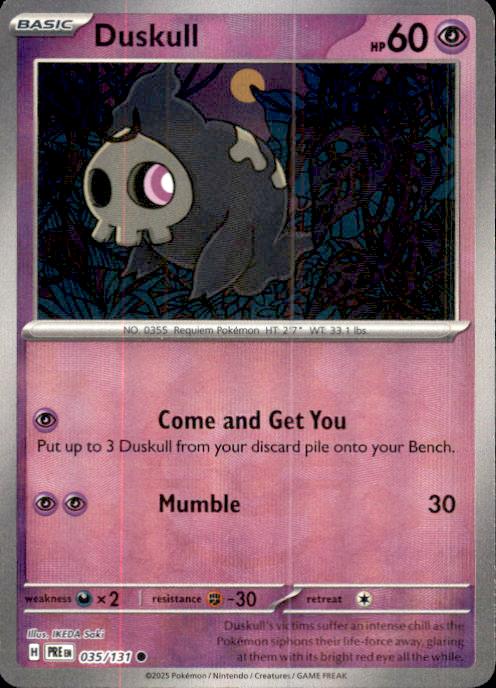 SV: Prismatic Evolutions- #035/131 Duskull