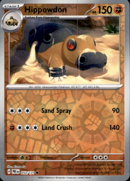 SV: Prismatic Evolutions- #053/131 Hippowdon