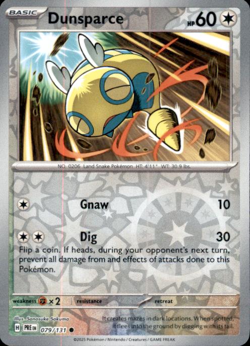 SV: Prismatic Evolutions- #079/131 Dunsparce