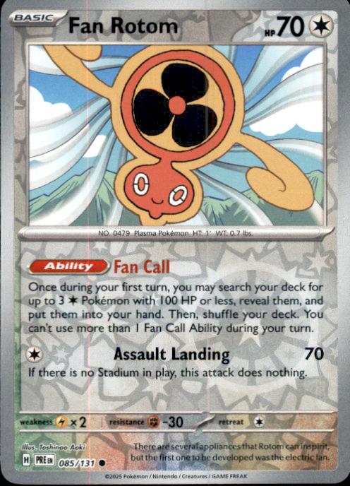 SV: Prismatic Evolutions- #085/131 Fan Rotom