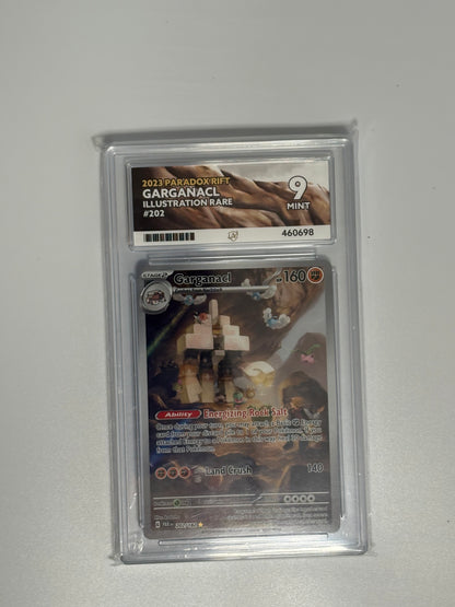 ACE Graded 9 Mint – Garganacl Illustration Rare #202 (Paradox Rift 2023)