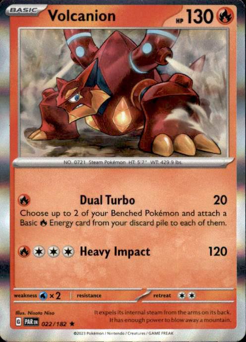 SV04: Paradox Rift- #022/182 Volcanion