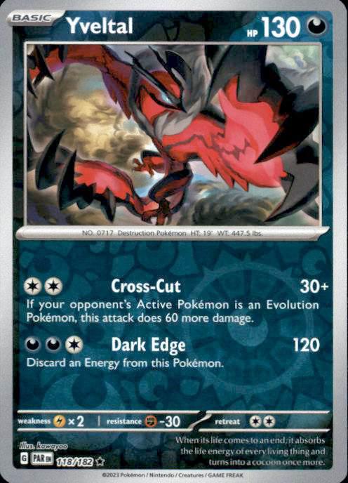SV04: Paradox Rift- #118/182 Yveltal