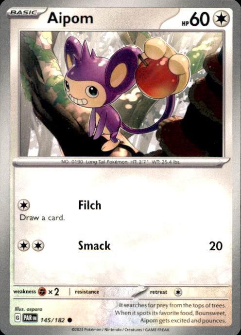 SV04: Paradox Rift- #145/182 Aipom