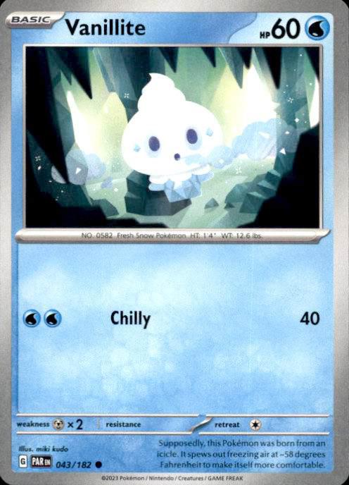 SV04: Paradox Rift- #043/182 Vanillite
