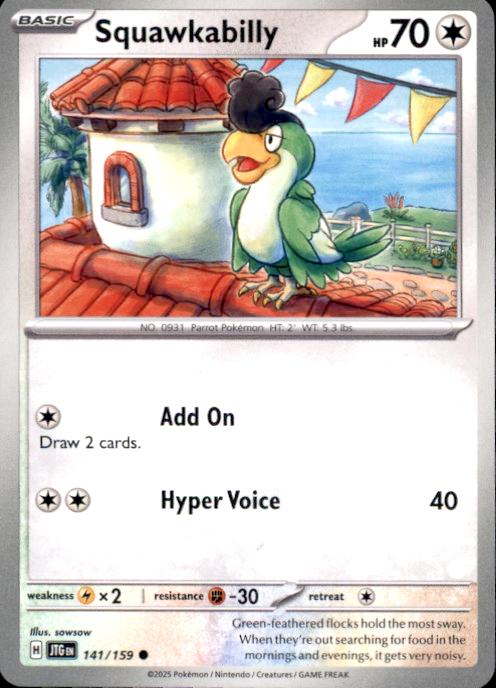 SV01: Scarlet & Violet Base Set Squawkabilly #162/198