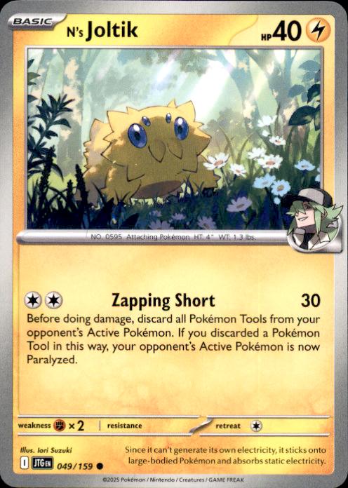 SV09: Journey Together N's Joltik #049/159