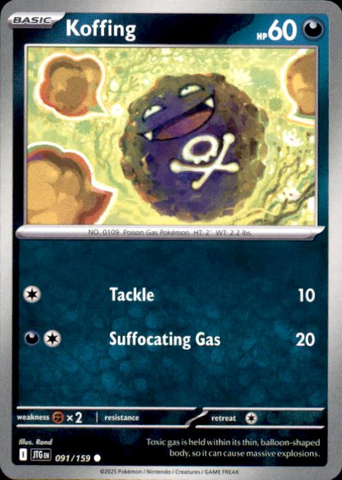 SV09: Journey Together Koffing #091/159