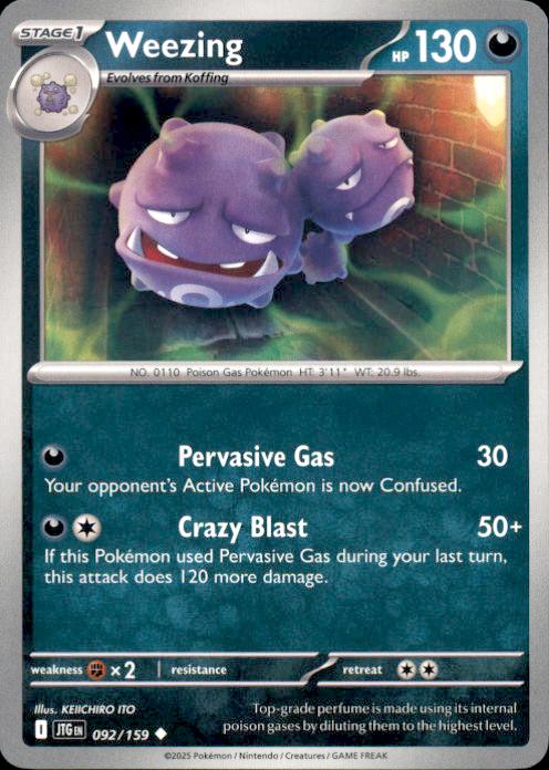 SV09: Journey Together Weezing #092/159