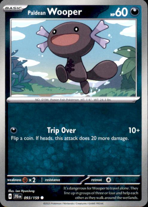 SV09: Journey Together Paldean Wooper #093/159