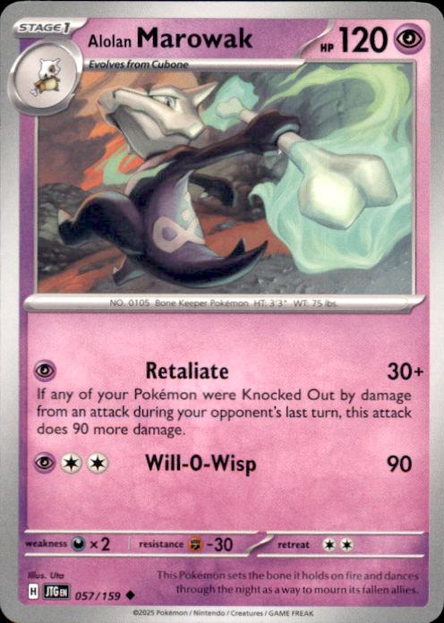 SV09: Journey Together Alolan Marowak #057/159