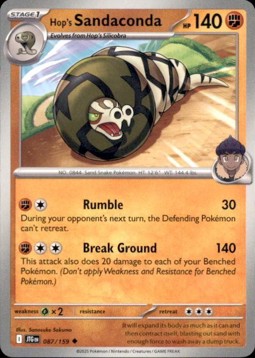 SV09: Journey Together Hop's Sandaconda #087/159