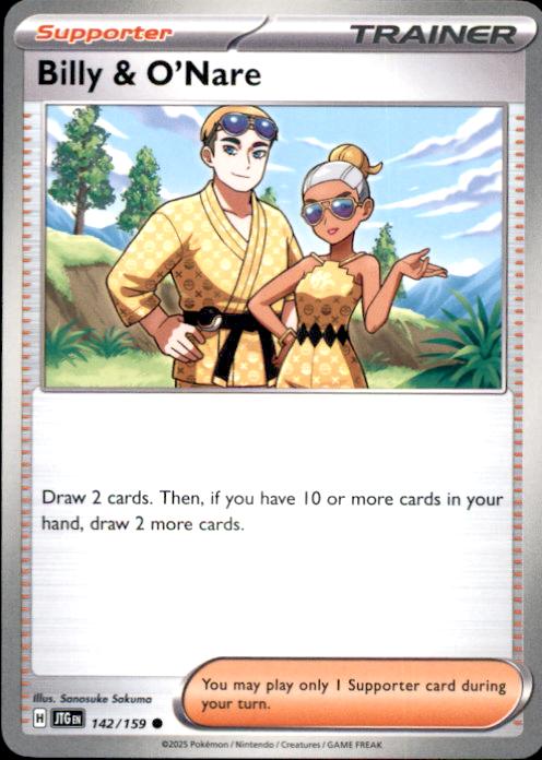 SV09: Journey Together Billy & O'Nare #142/159