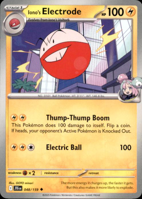 SV09: Journey Together Iono's Electrode #048/159