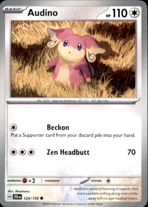 SV09: Journey Together Audino #124/159