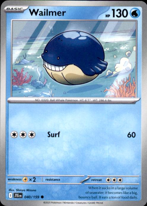 SV09: Journey Together Wailmer #040/159