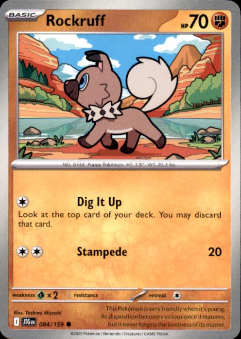 SV09: Journey Together Rockruff #084/159