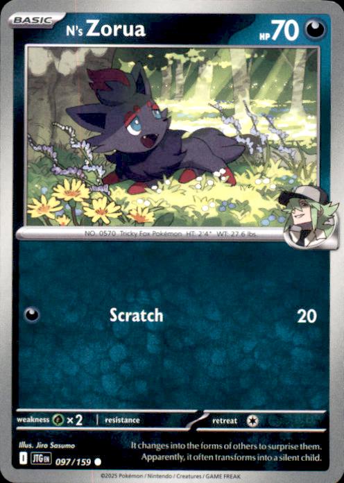 SV09: Journey Together N's Zorua #097/159