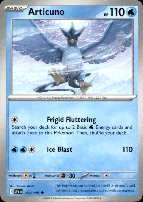 SV09: Journey Together Articuno #032/159