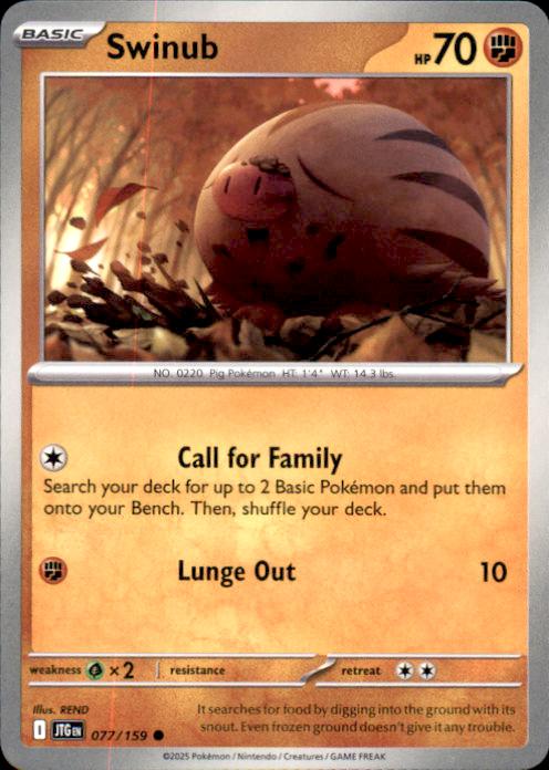 SV09: Journey Together Swinub #077/159
