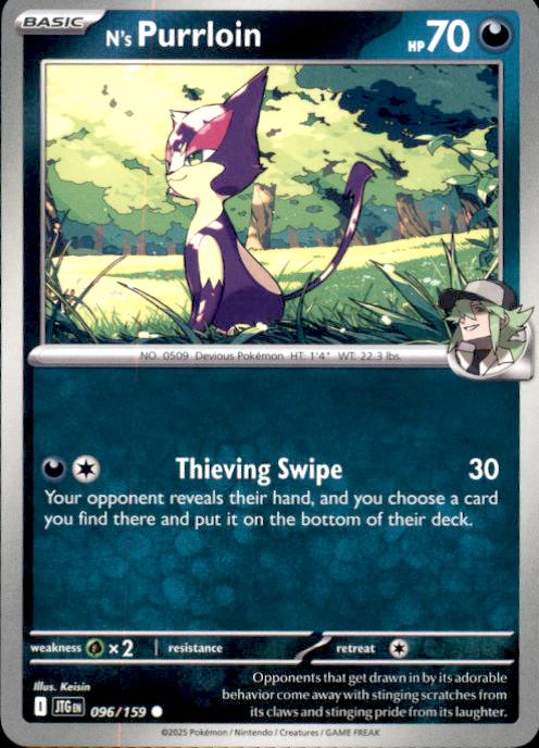 SV09: Journey Together N's Purrloin #096/159