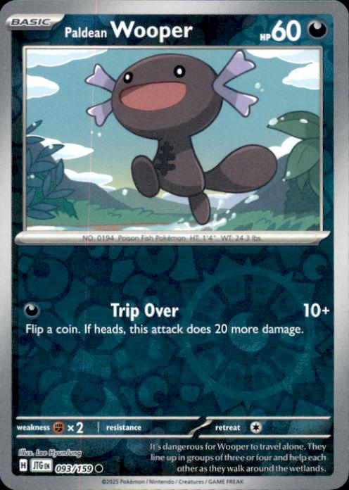 SV09: Journey Together SV09: Journey Together #093/159 Paldean Wooper