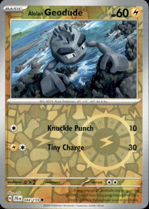 SV09: Journey Together SV09: Journey Together #044/159 Alolan Geodude