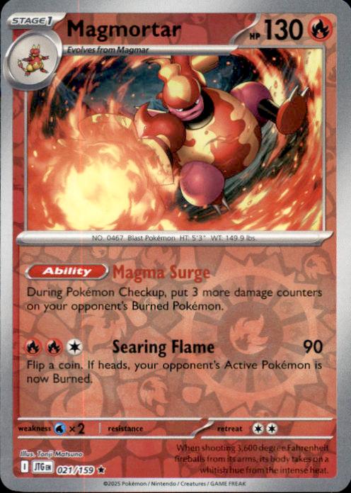 SV09: Journey Together SV09: Journey Together #021/159 Magmortar