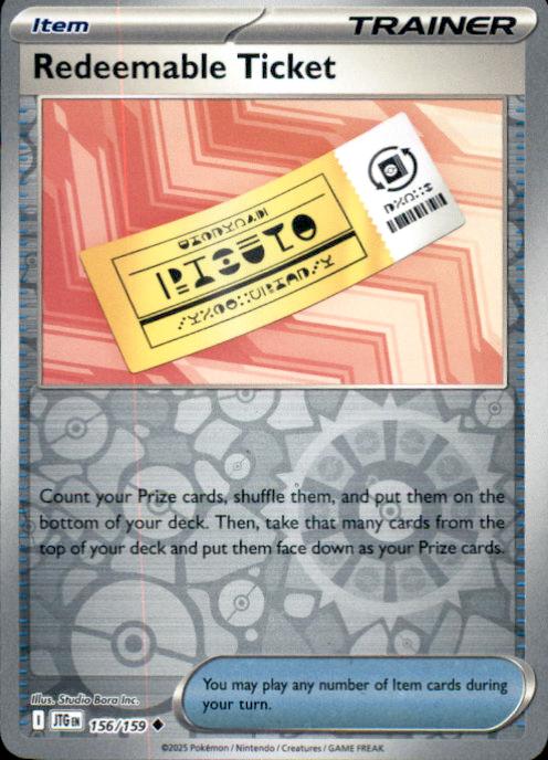 SV09: Journey Together SV09: Journey Together #156/159 Redeemable Ticket
