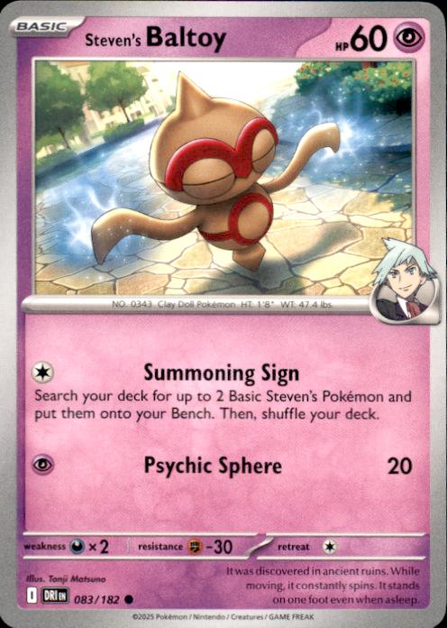 SV10: Destined Rivals- #083/182 Steven's Baltoy