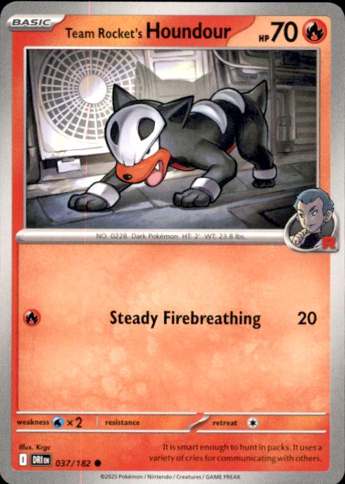 SV10: Destined Rivals- #037/182 Team Rocket's Houndour