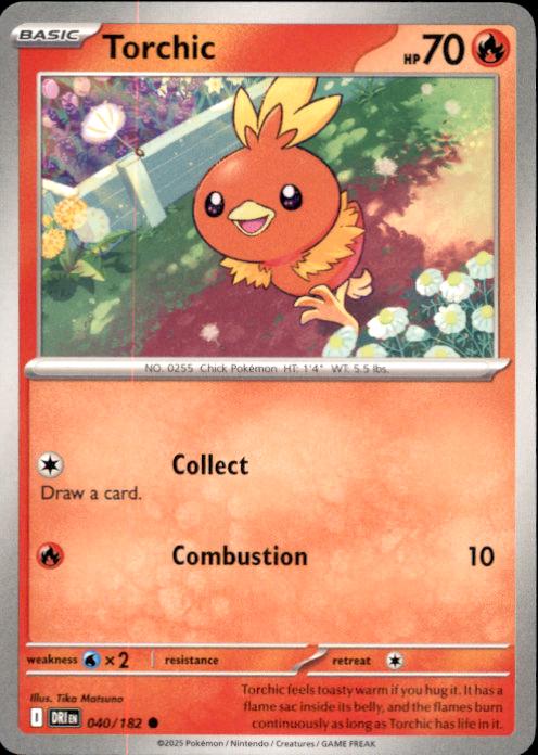 SV10: Destined Rivals- #040/182 Torchic