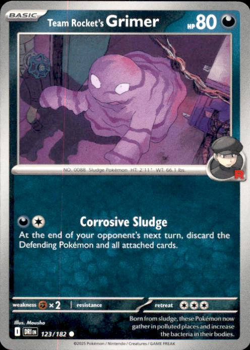 SV10: Destined Rivals- #123/182 Team Rocket's Grimer